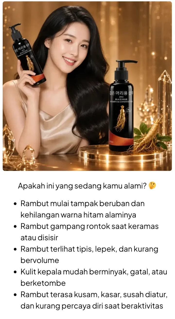 Shampo Herbal Gingseng